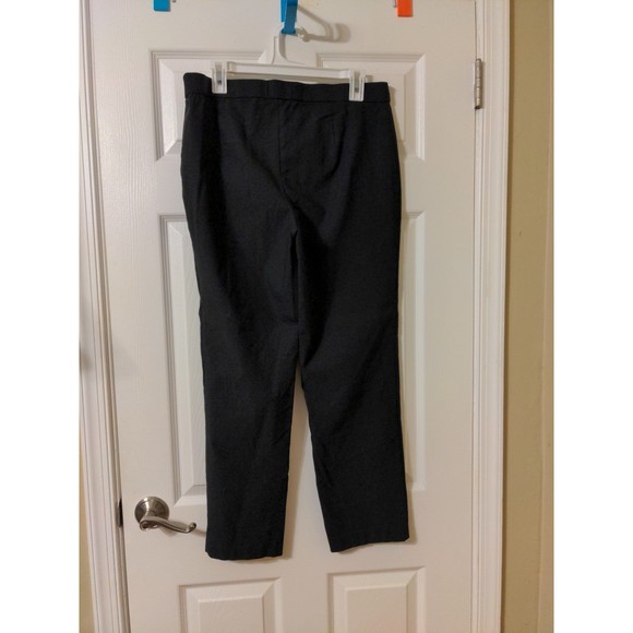 Like new Dana Buchman black leopard tights leggings slacks - Picture 4 of 5